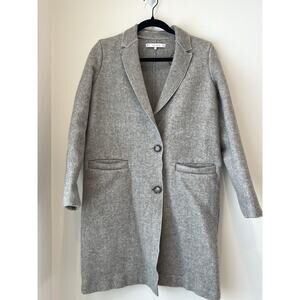 ZARA Small Women Coat With Funnel Collar